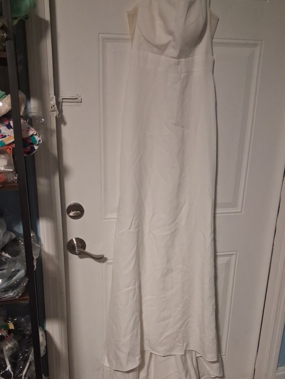 Strapless White Bridal Jumpsuit / Romper - Unbranded